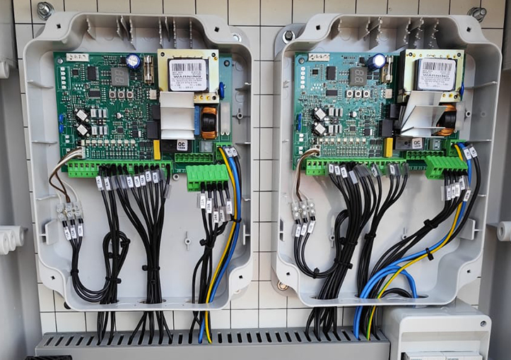 Quadro cablato per dissuasori